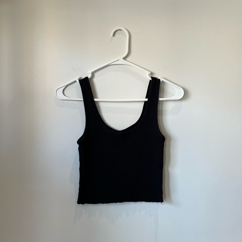 Black Crop Top